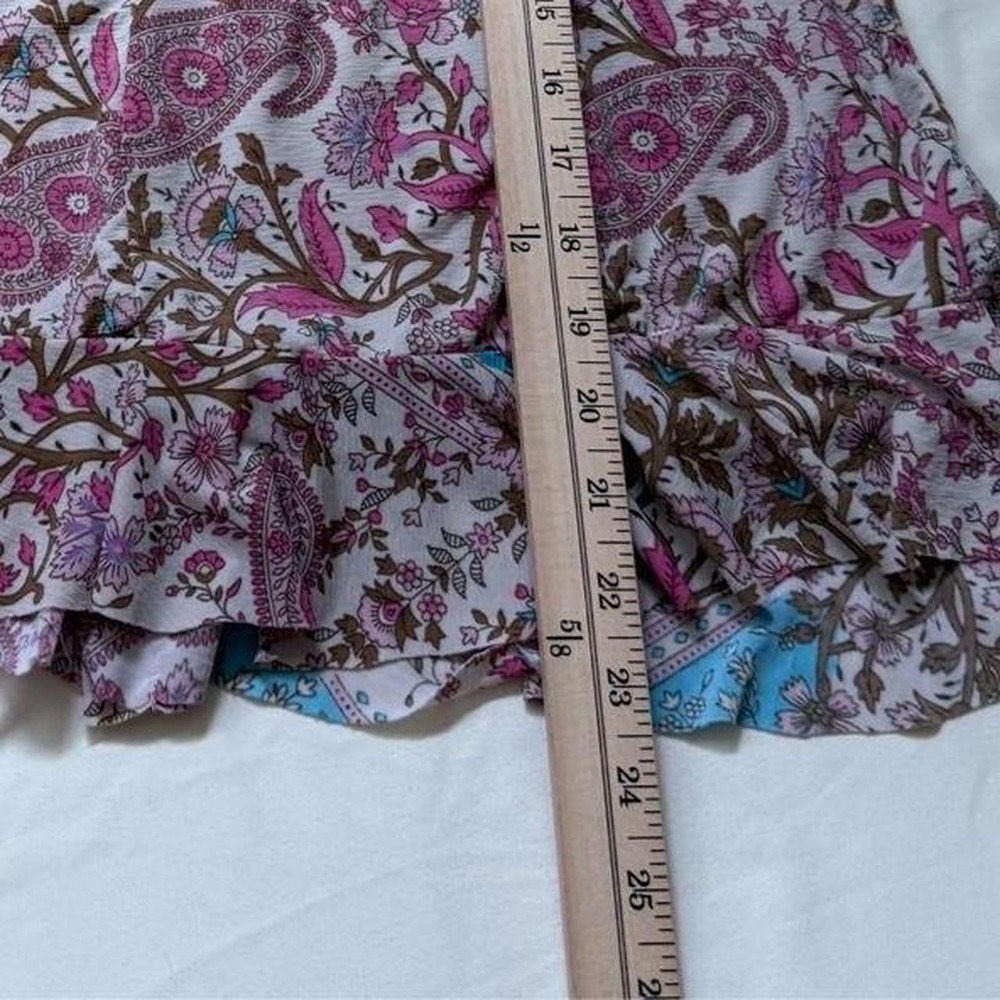 Paisley Boho Midi Skirt - Picture 2 of 4